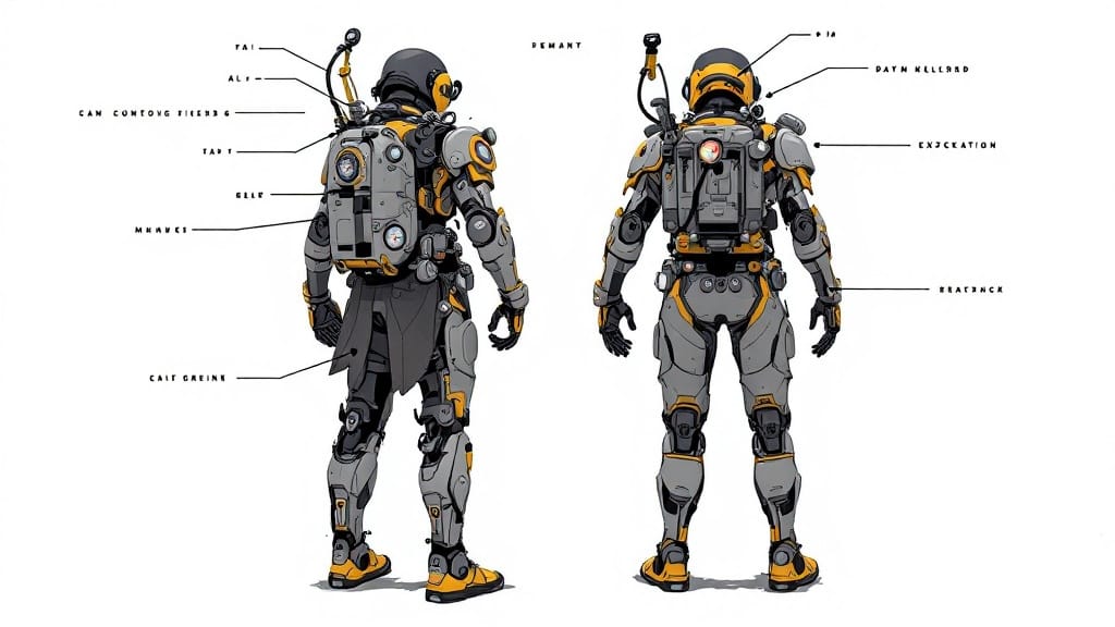 Detailed Concept Art with Flux
